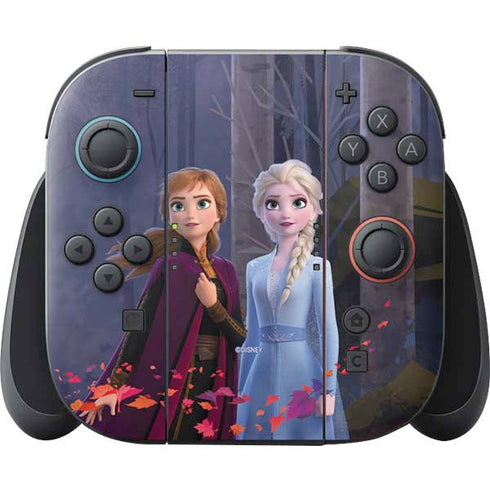 Disney Frozen II Anna and Elsa Nintendo Switch 2 (2025) Joy-Con Controller Skin