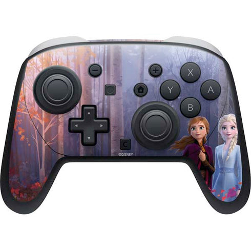 Disney Frozen II Anna and Elsa Nintendo Switch 2 (2025) Pro Controller Skin