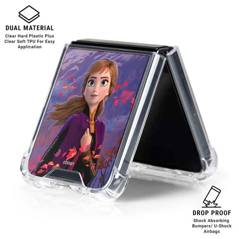 Disney Frozen II Anna Galaxy Z Flip6 Clear Case