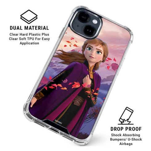 Disney Frozen II Anna iPhone 15 Clear Case