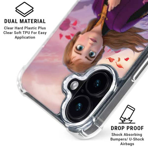 Disney Frozen II Anna iPhone 16 Clear Case