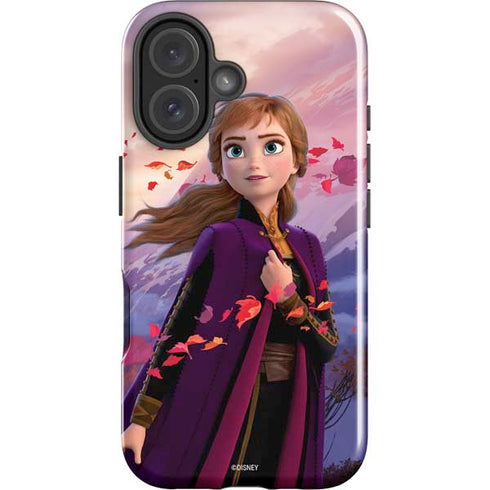 Disney Frozen II Anna iPhone 16 Impact Case