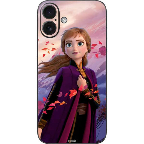 Disney Frozen II Anna iPhone 16 Plus Skin