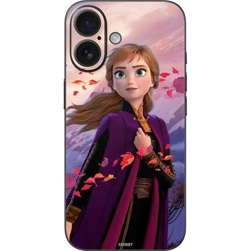 Disney Frozen II Anna iPhone 16 Skin