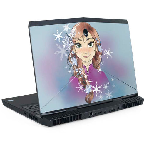 Disney Frozen Anna Portrait Dell Alienware Skin