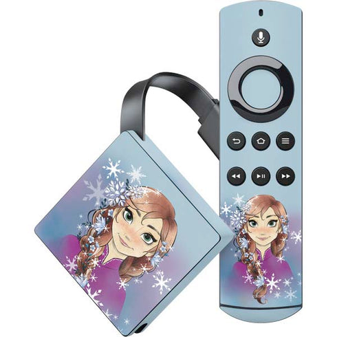 Disney Frozen Anna Portrait Amazon Fire TV Skin