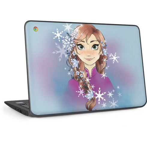 Disney Frozen Anna Portrait HP Chromebook Skin