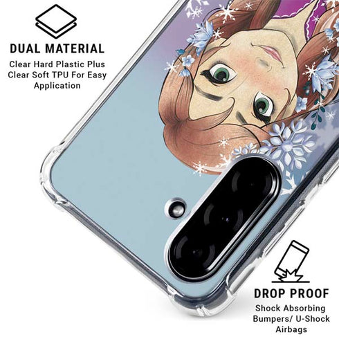 Disney Frozen Anna Portrait Galaxy A36 5G Clear Case