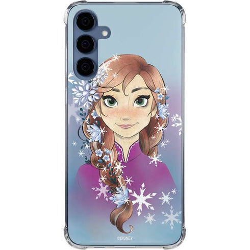 Disney Frozen Anna Portrait Galaxy A55 5G Clear Case