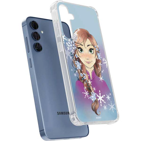 Disney Frozen Anna Portrait Galaxy A55 5G Clear Case
