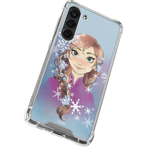 Disney Frozen Anna Portrait Galaxy S24 FE Clear Case