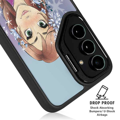 Disney Frozen Anna Portrait Galaxy S24 Plus Kickstand Case