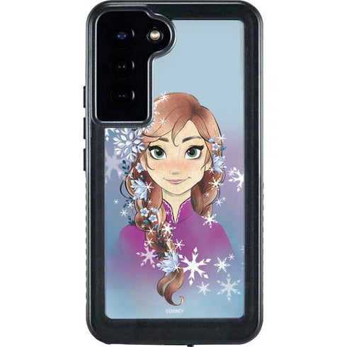 Disney Frozen Anna Portrait Galaxy S24 Plus Waterproof Case