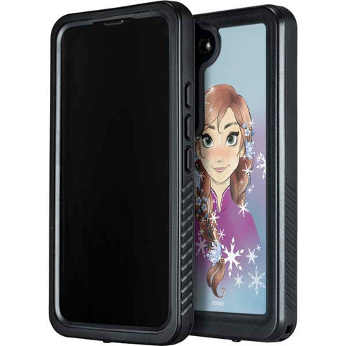 Disney Frozen Anna Portrait Galaxy S24 Plus Waterproof Case