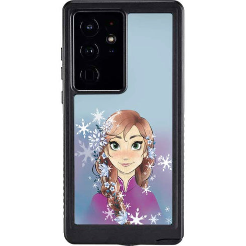 Disney Frozen Anna Portrait Galaxy S24 Ultra Waterproof Case
