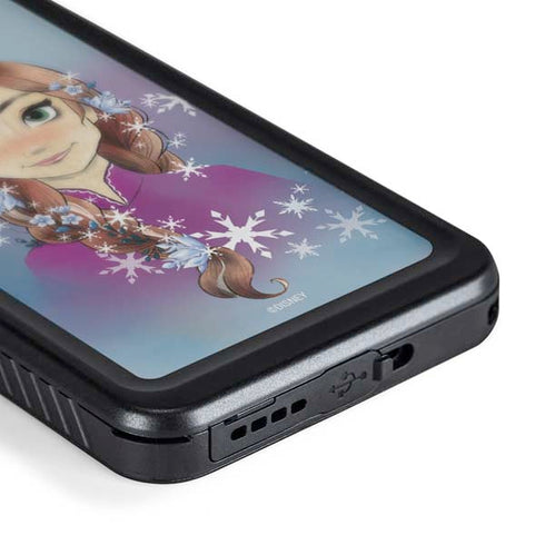 Disney Frozen Anna Portrait Galaxy S24 Waterproof Case