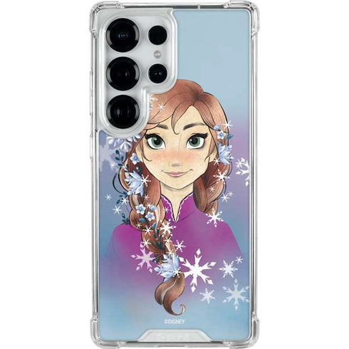 Disney Frozen Anna Portrait Galaxy S25 Ultra Clear Case
