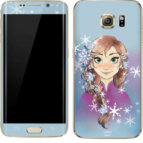 Disney Frozen Anna Portrait Galaxy S7 Edge Skin