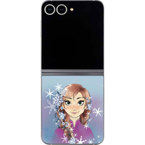 Disney Frozen Anna Portrait Galaxy Z Flip6 Skin
