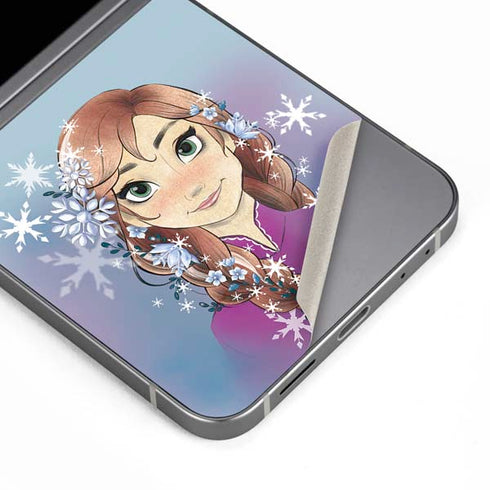 Disney Frozen Anna Portrait Galaxy Z Flip6 Skin