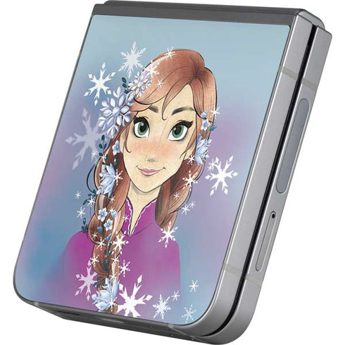 Disney Frozen Anna Portrait Galaxy Z Flip6 Skin