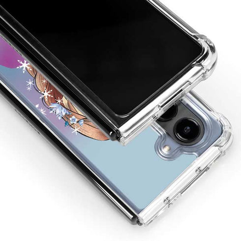 Disney Frozen Anna Portrait Galaxy Z Fold5 5G Clear Case