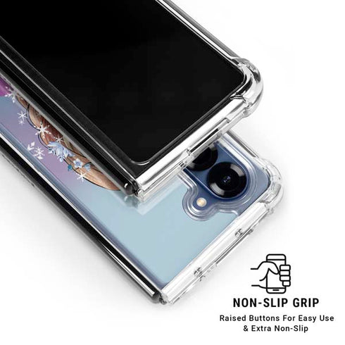 Disney Frozen Anna Portrait Galaxy Z Fold6 Clear Case