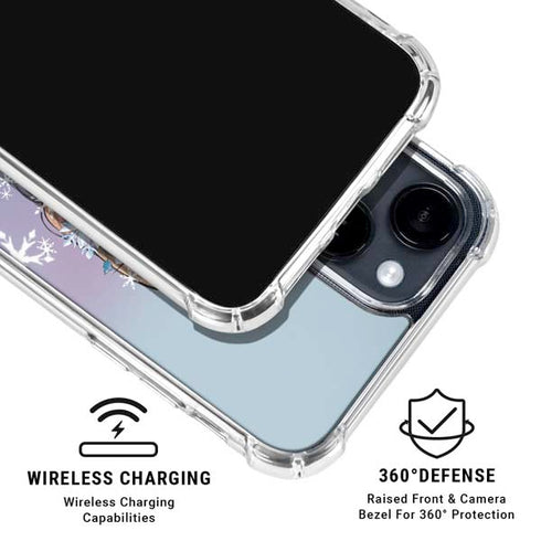 Disney Frozen Anna Portrait iPhone 15 Clear Case