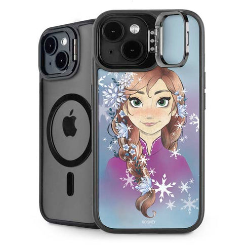 Disney Frozen Anna Portrait iPhone 15 Plus Kickstand Case