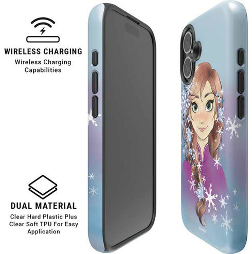 Disney Frozen Anna Portrait iPhone 16 Magsafe Impact Case