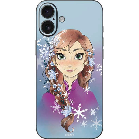 Disney Frozen Anna Portrait iPhone 16 Plus Skin