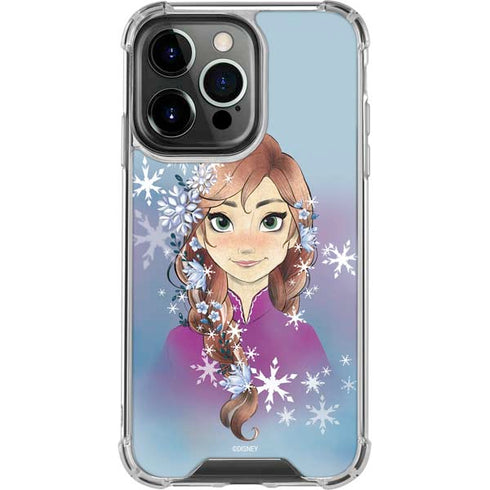 Disney Frozen Anna Portrait iPhone 16 Pro Clear Case