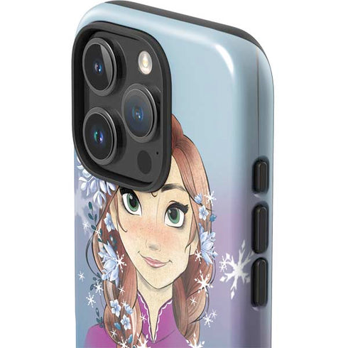 Disney Frozen Anna Portrait iPhone 16 Pro Max Impact Case