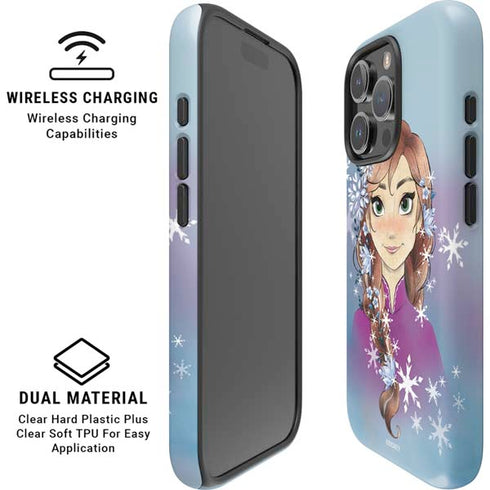 Disney Frozen Anna Portrait iPhone 16 Pro Max Magsafe Impact Case