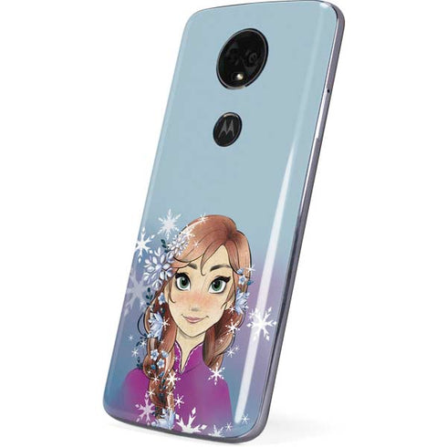Disney Frozen Anna Portrait Moto E5 Plus Skin