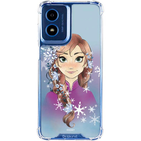 Disney Frozen Anna Portrait Moto G 5G (2024) Clear Case
