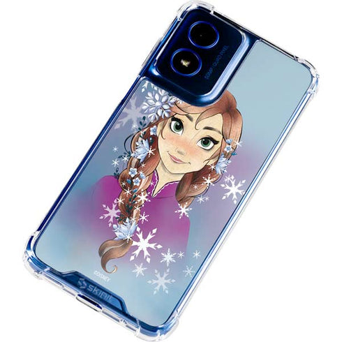 Disney Frozen Anna Portrait Moto G 5G (2024) Clear Case