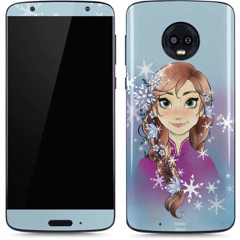 Disney Frozen Anna Portrait Moto G6 Skin