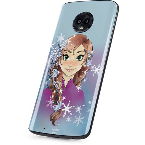 Disney Frozen Anna Portrait Moto G6 Skin