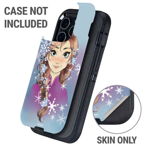 Disney Frozen Anna Portrait Otterbox Defender iPhone Skin
