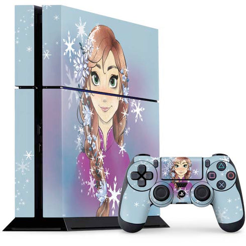 Disney Frozen Anna Portrait PlayStation PS4 Skins