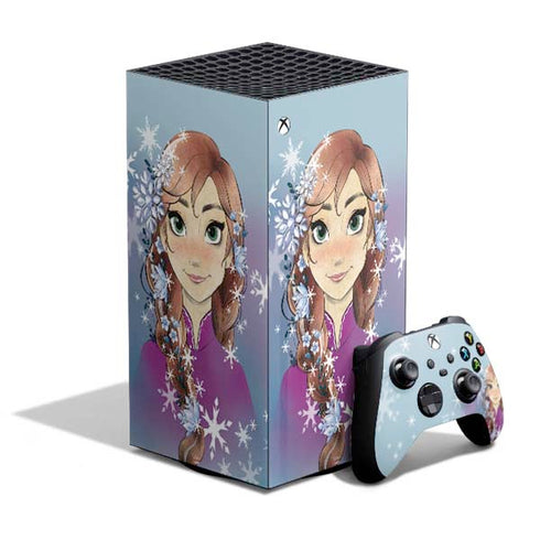 Disney Frozen Anna Portrait XBox Series X Digital Edition Bundle Skin