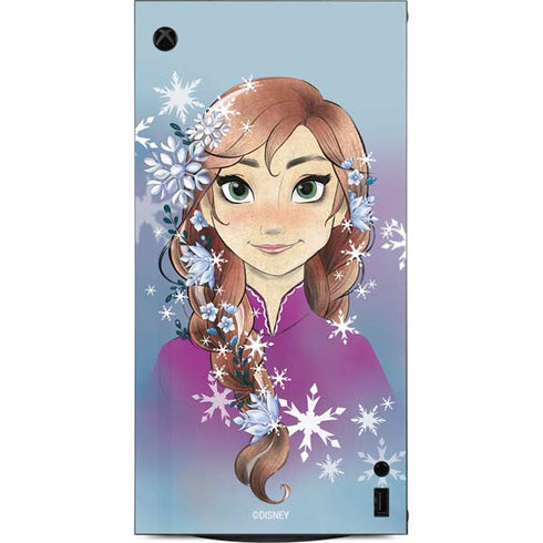 Disney Frozen Anna Portrait XBox Series X Digital Edition Console Skin