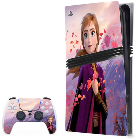 Disney Frozen II Anna PS5 Pro Bundle Skin