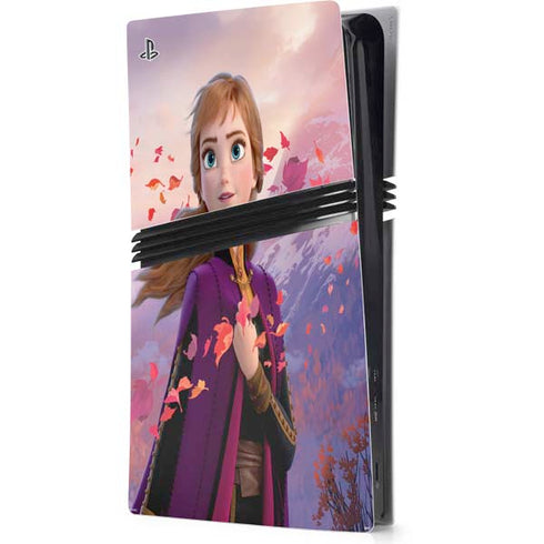 Disney Frozen II Anna PS5 Pro Console Skin