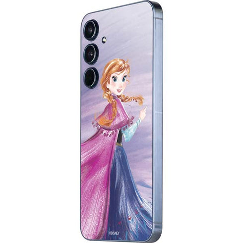 Disney Frozen Anna Sketch Art Galaxy A35 5G Skin