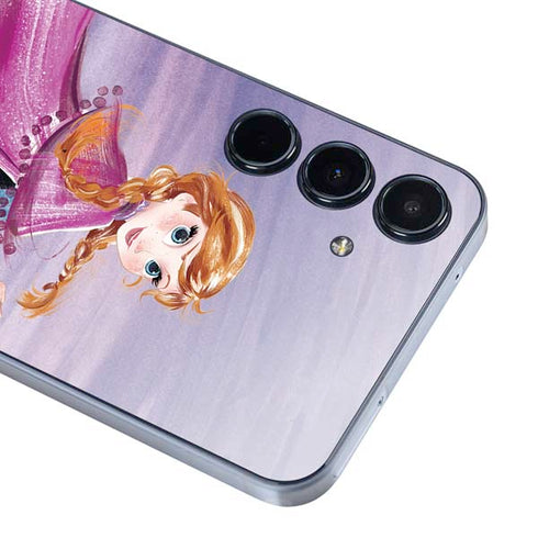 Disney Frozen Anna Sketch Art Galaxy A35 5G Skin