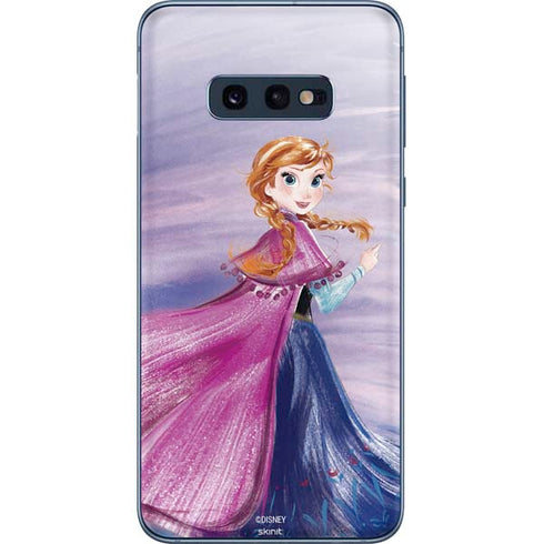 Disney Frozen Anna Sketch Art Galaxy S10e Skin