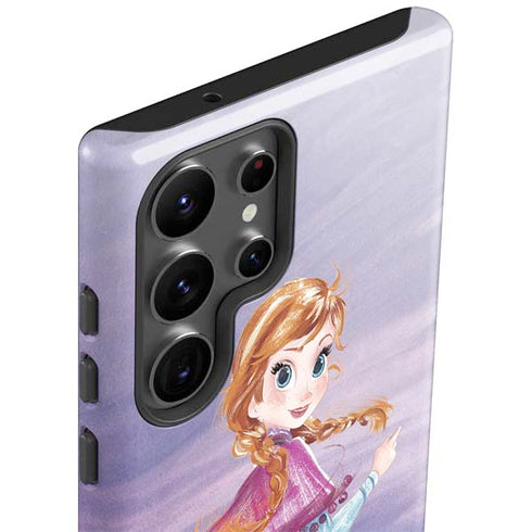 Disney Frozen Anna Sketch Art Galaxy S23 Ultra Pro Case