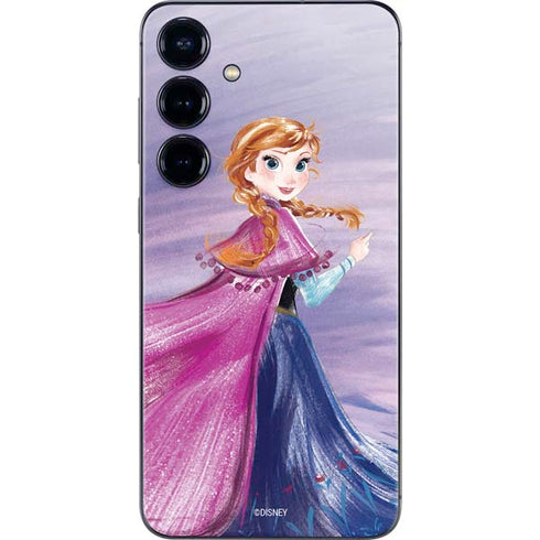 Disney Frozen Anna Sketch Art Galaxy S24 Plus Skin